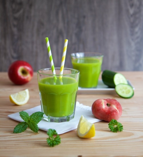 Frühlingsmix Saft - Rohkost Rezept für Entsafter und Saftpresse